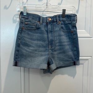 American Eagle Outfitters Blue Jean Shorts Classic Cut-Off Style